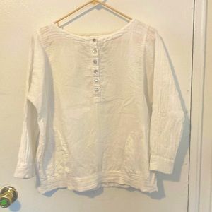 Eileen Fischer organic cotton shirt